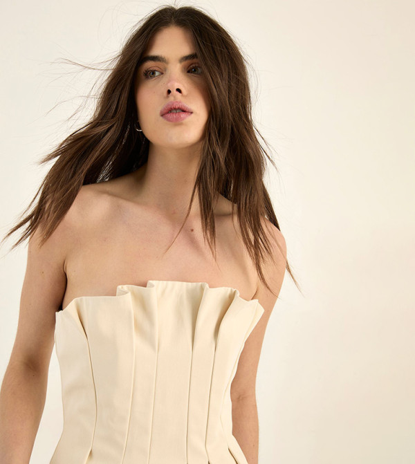 ناستي غال  dark-romantic - بيج Sleeveless Tops