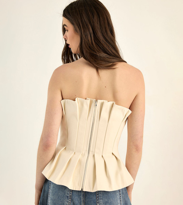 ناستي غال  dark-romantic - بيج Sleeveless Tops
