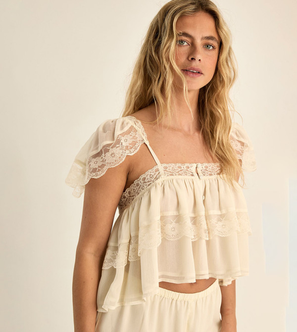 ناستي غال ناستي غال - كريمي  Cropped Tops