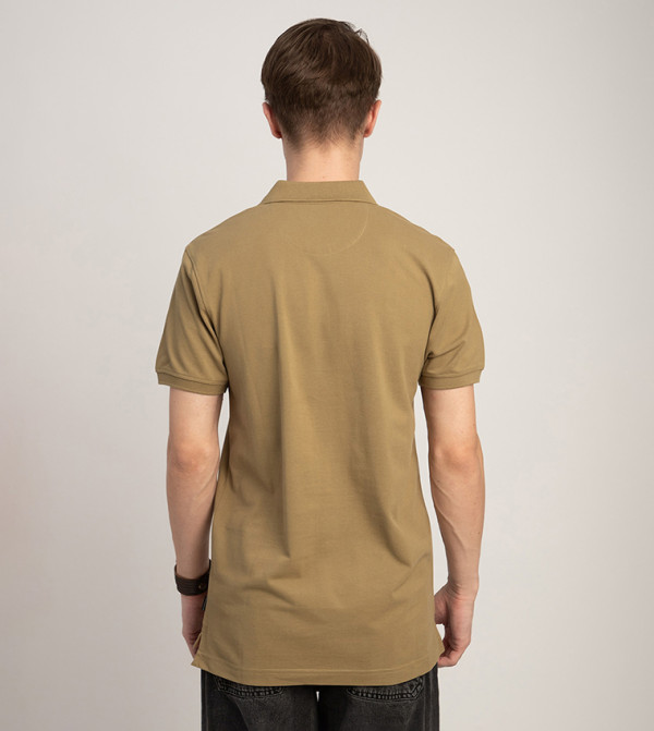 Beverly Hills Polo Club  Polo T-Shirts - Olive Polo T-shirts