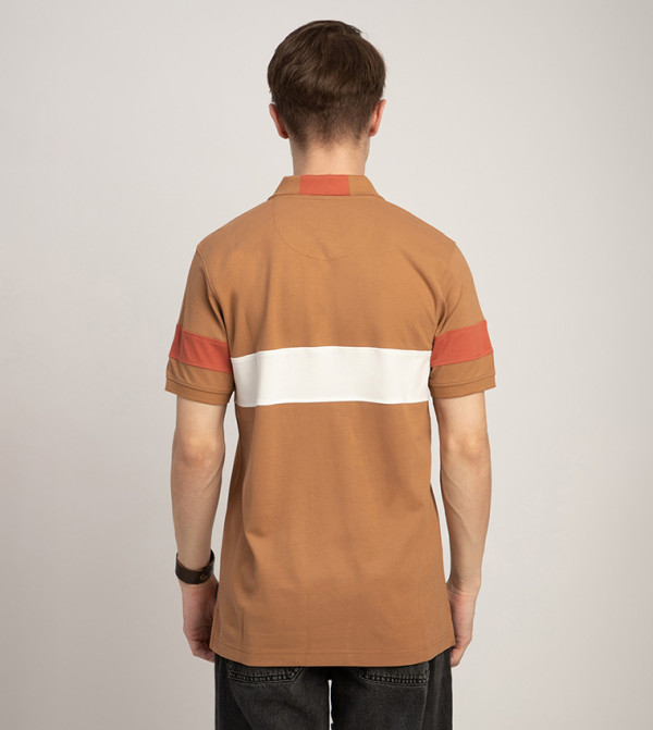 Beverly Hills Polo Club  Clothing - Brown Polo T-shirts