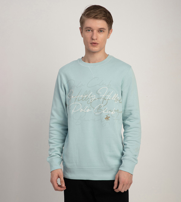 Beverly Hills Polo Club  Hoodies & Sweatshirts - Blue Sweatshirts