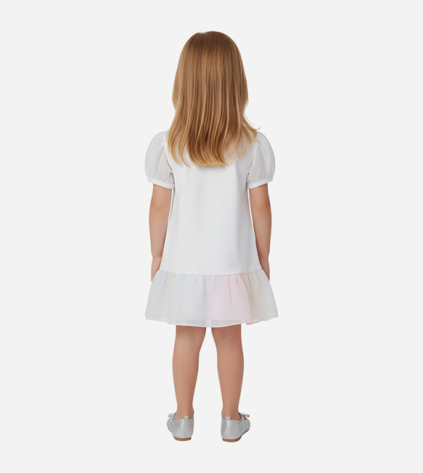 بيداني  twirl-worthy-styles-k - أبيض  فستان كاجوال 