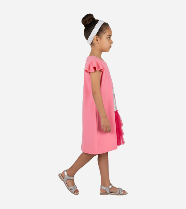 بيداني  twirl-worthy-styles-k - وردي فستان كاجوال 