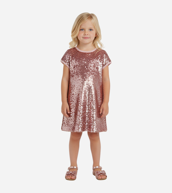 BIDANI  twirl-worthy-styles-k - Pink Casual Dress