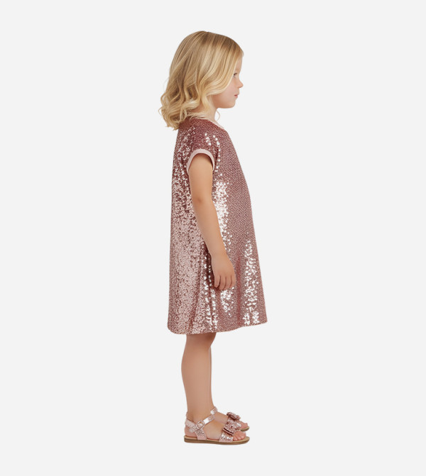 BIDANI  twirl-worthy-styles-k - Pink Casual Dress