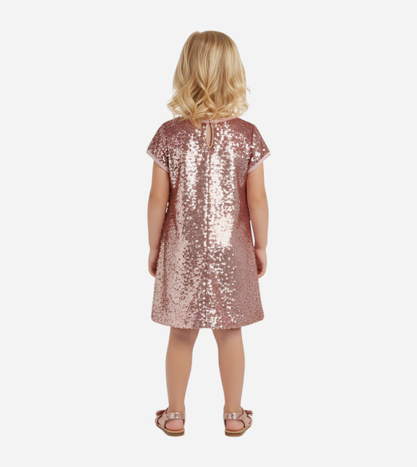 BIDANI  twirl-worthy-styles-k - Pink Casual Dress