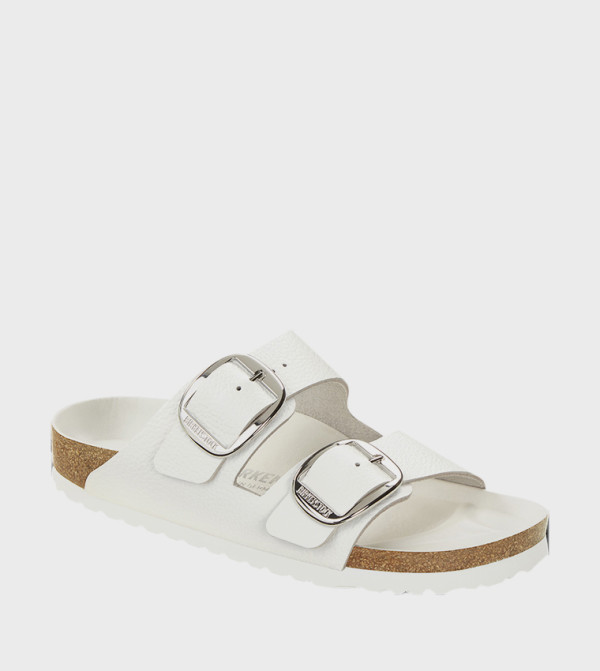 Birkenstock - White Flat Sandals