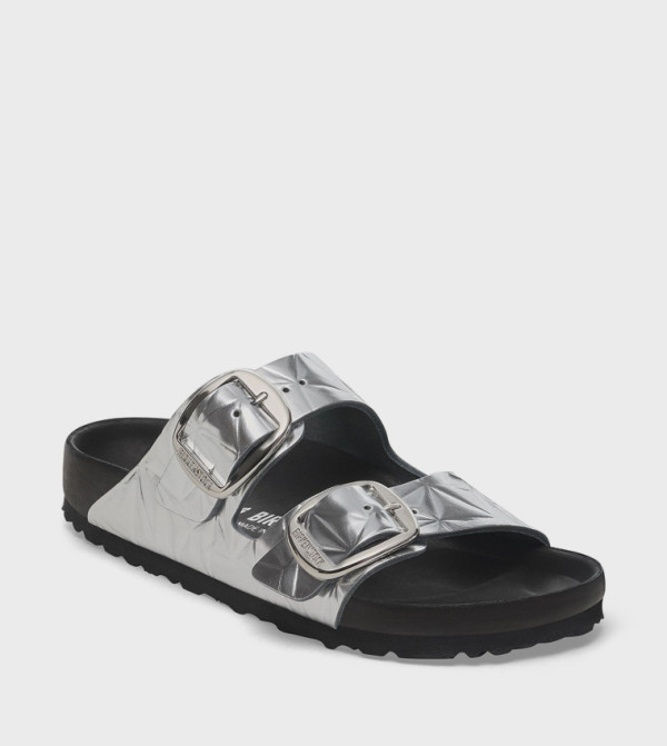 Birkenstock Birkenstock - Silver Flat Sandals