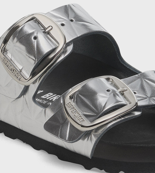 Birkenstock Birkenstock - Silver Flat Sandals