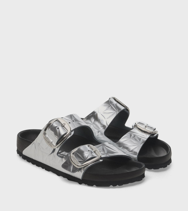 Birkenstock Birkenstock - Silver Flat Sandals