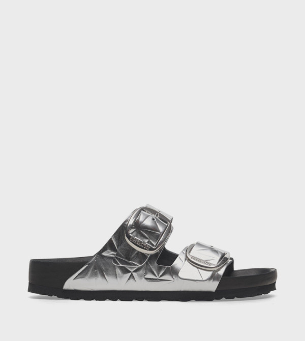 Birkenstock Birkenstock - Silver Flat Sandals