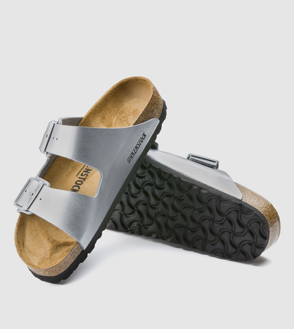Birkenstock  - Silver Slides