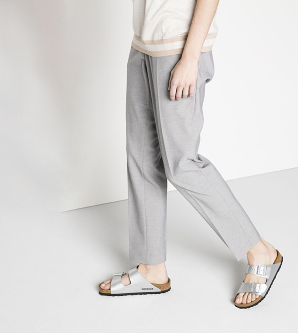 Birkenstock  - Silver Slides
