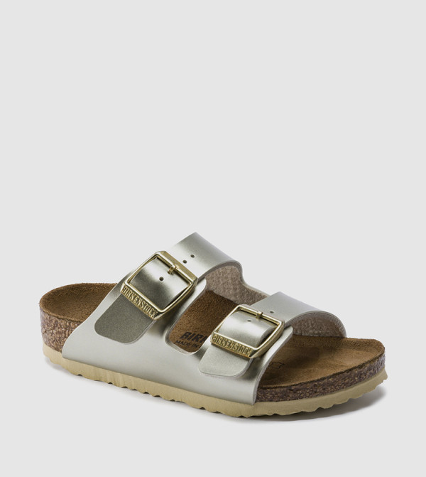 Birkenstock  Flat Sandals - Gold Casual Sandals