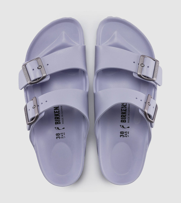 Birkenstock  Flat Sandals - Purple Slides