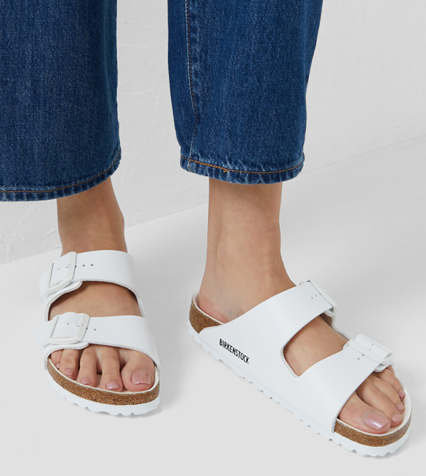 Birkenstock Birkenstock - White Slides