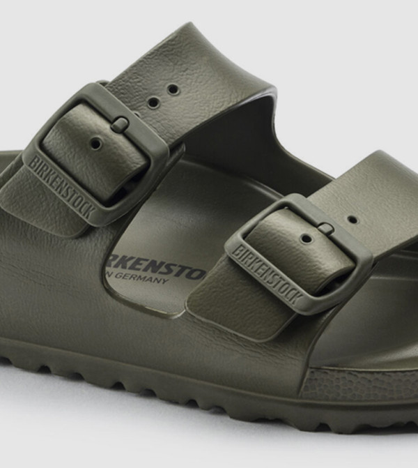 Birkenstock  Shoes - Khaki Flat Sandals