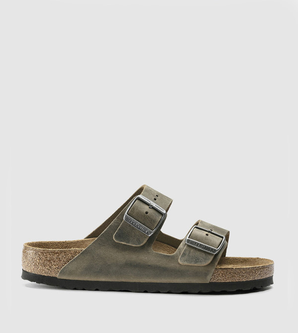 Birkenstock modest wear - Green Slides
