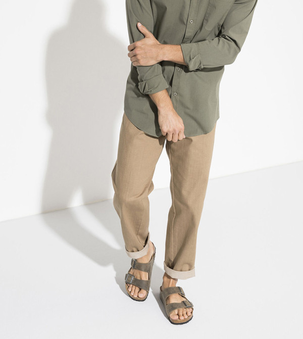 Birkenstock modest wear - Green Slides