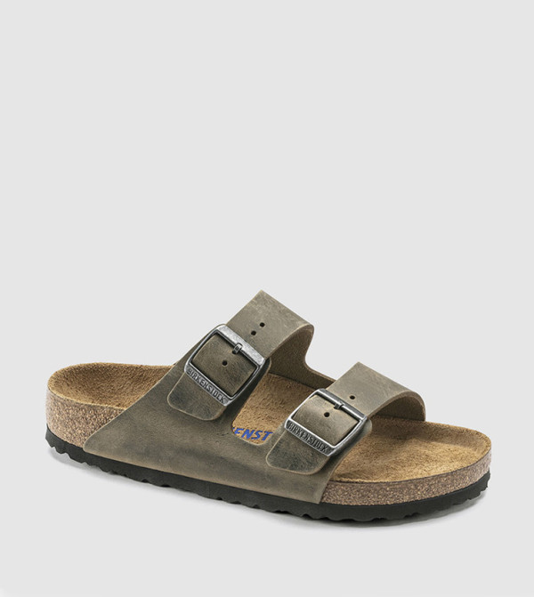 Birkenstock modest wear - Green Slides