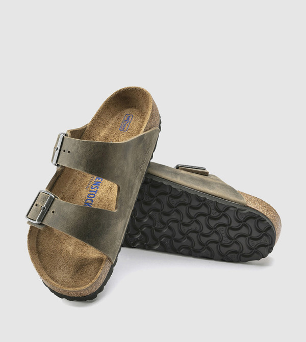 Birkenstock modest wear - Green Slides