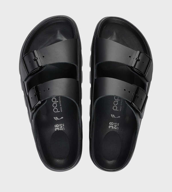 Birkenstock Flat Sandals - Black Flat Sandals
