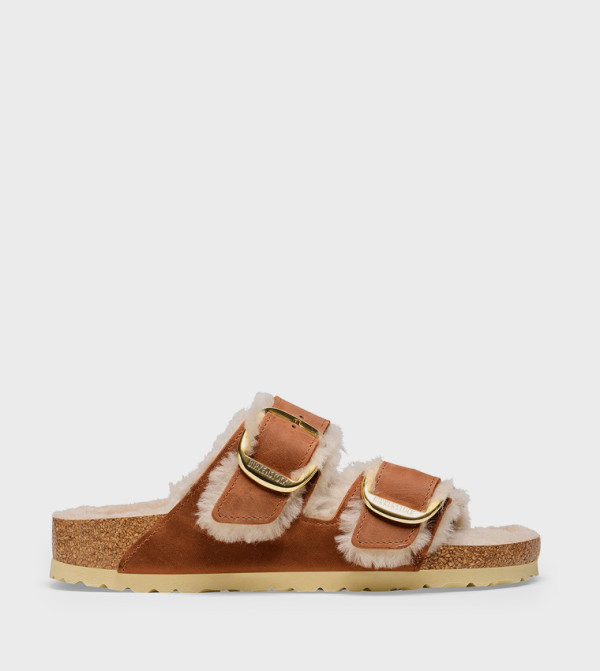 بيركنستوك  صنادل - بني  Flat Sandals