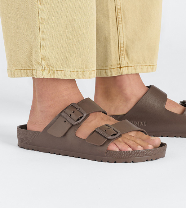 Birkenstock  Flat Sandals - Brown Flat Sandals
