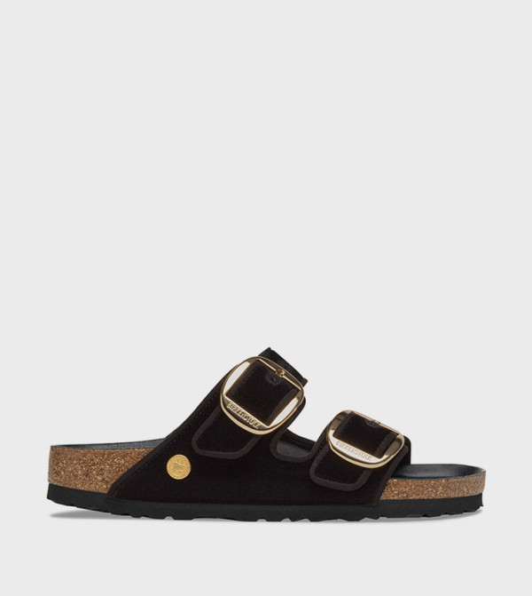 بيركنستوك  الصنادل المسطحة - أسود Flat Sandals