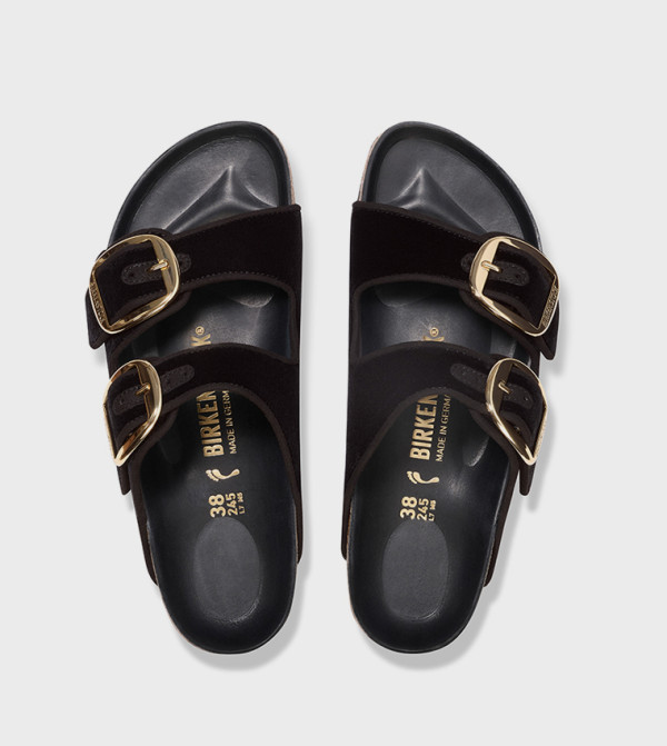 بيركنستوك  الصنادل المسطحة - أسود Flat Sandals