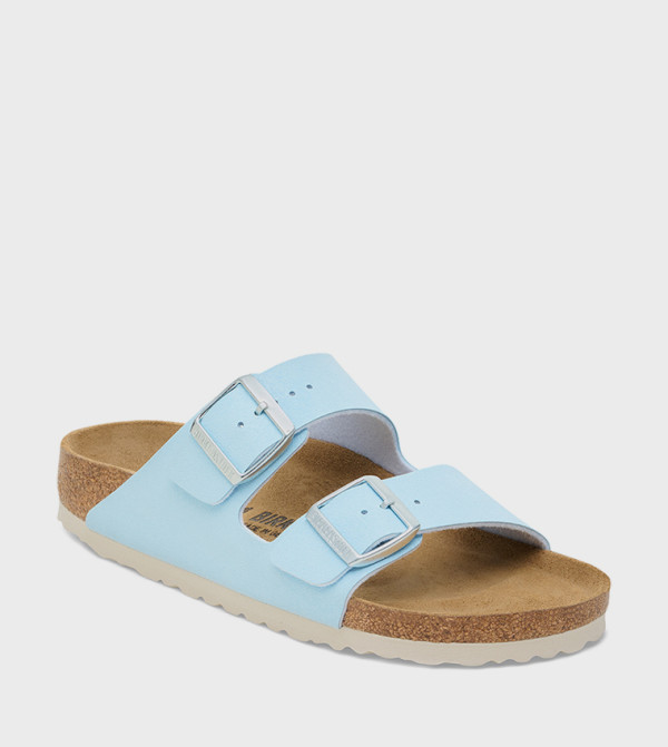 بيركنستوك  suede-edit - أزرق Flat Sandals