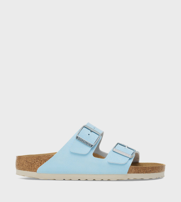 بيركنستوك  suede-edit - أزرق Flat Sandals