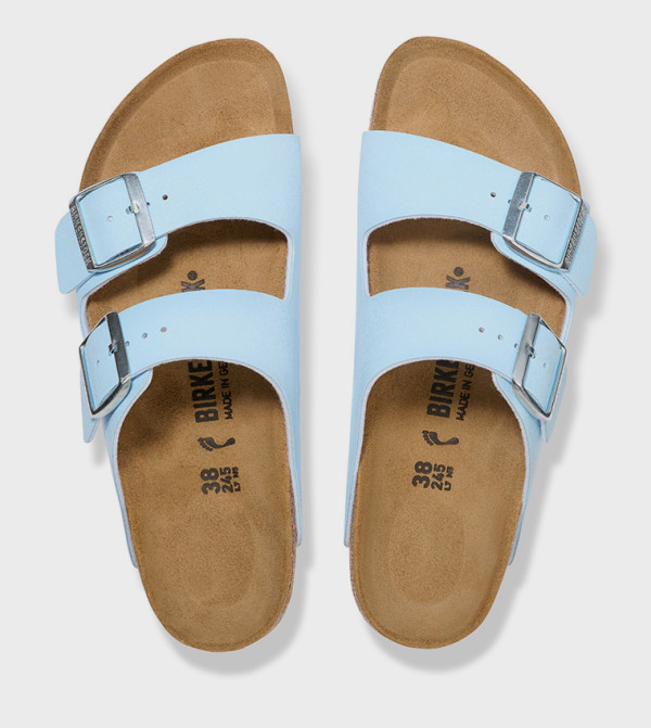 بيركنستوك  suede-edit - أزرق Flat Sandals