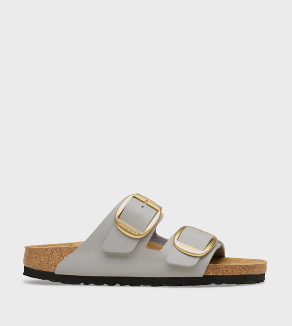 بيركنستوك  birkenstock-arizona - رمادي الصنادل المسطحة