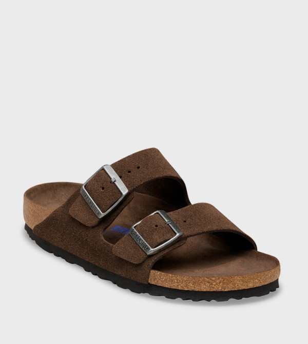 بيركنستوك  textured-neutral-linen - بني  صنادل كاجوال