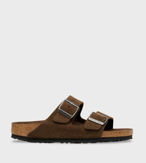 بيركنستوك  textured-neutral-linen - بني  صنادل كاجوال