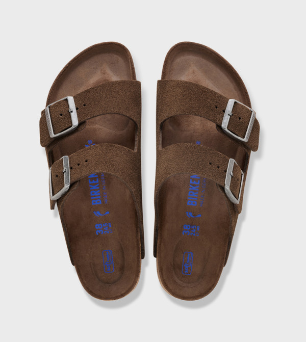 بيركنستوك  textured-neutral-linen - بني  صنادل كاجوال