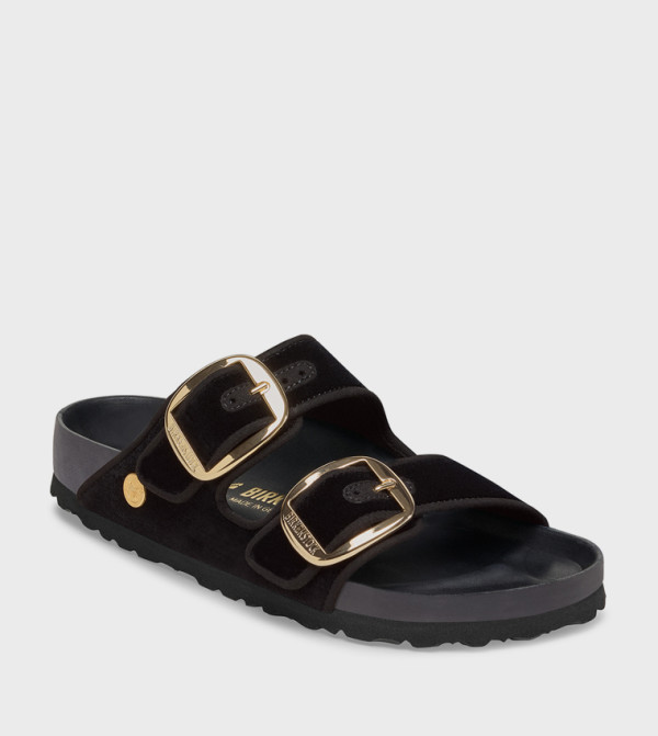 بيركنستوك  صنادل - أسود Flat Sandals
