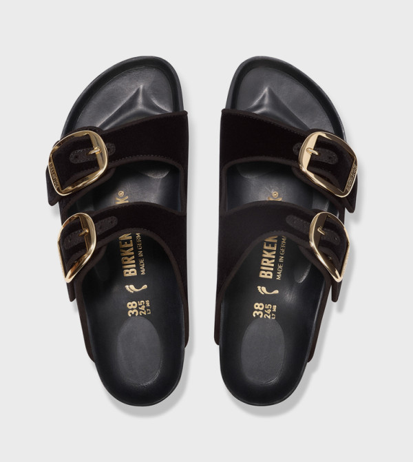 بيركنستوك  صنادل - أسود Flat Sandals