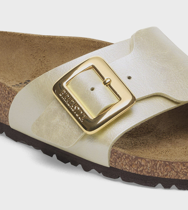 Birkenstock - White Flat Sandals