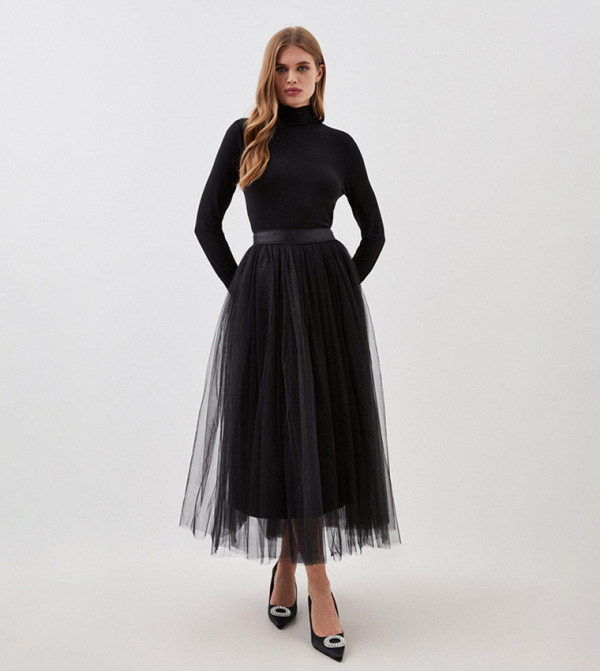 Karen Millen  Maxi Skirts - Black Skirts