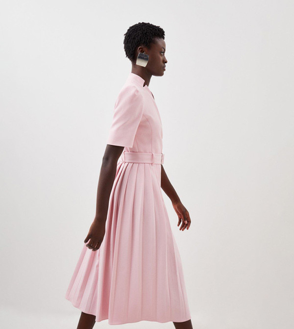 Karen Millen - Outlet  - Pink Midi Dresses