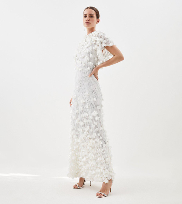 Karen Millen - Outlet  ramadan - Ivory Maxi Dresses