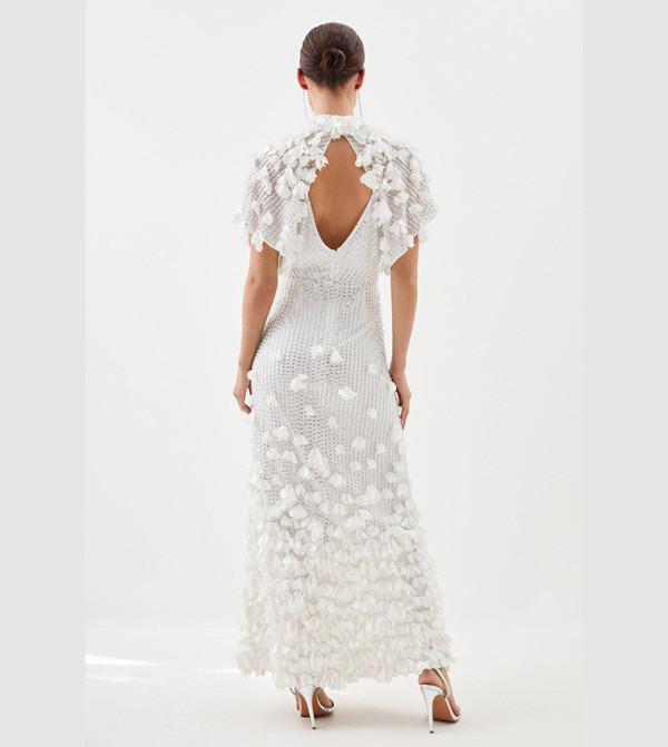 Karen Millen - Outlet  ramadan - Ivory Maxi Dresses
