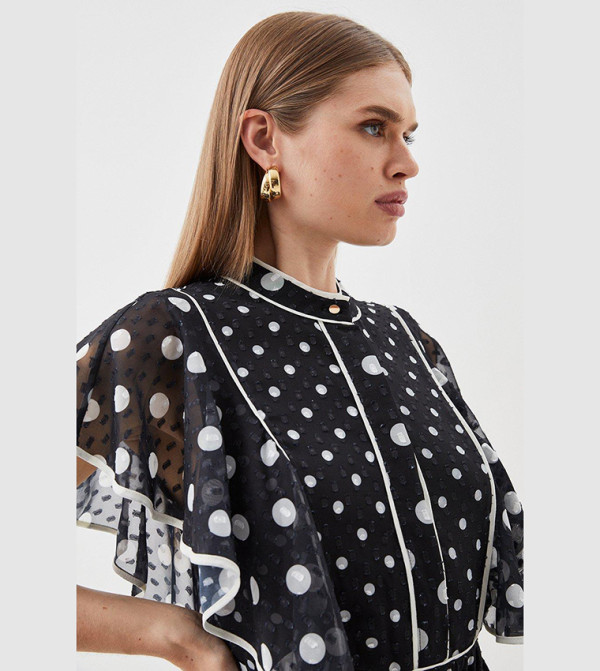 كارن ميلين - اوتليت pretty-in-prints-w - أسود Mini Dresses