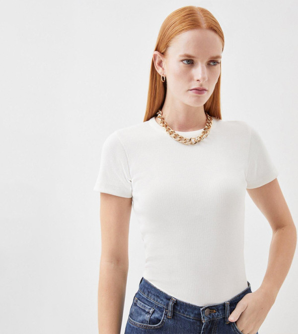 Karen Millen - Outlet  - Ivory Casual Tops