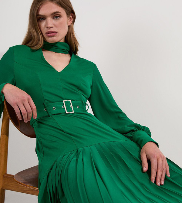 Karen Millen  Clothing - Green Midi Dresses