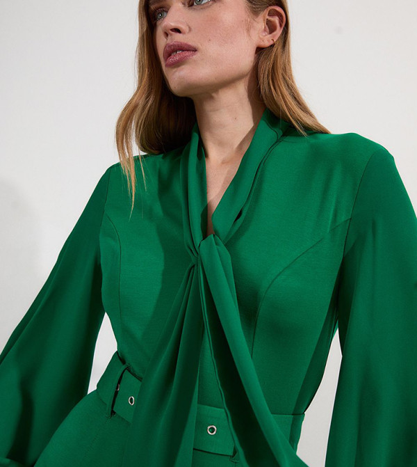 Karen Millen  Clothing - Green Midi Dresses