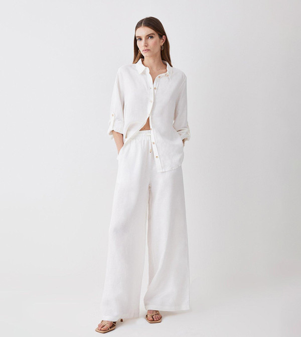 Karen Millen - Outlet Karen Millen - White Casual Pants